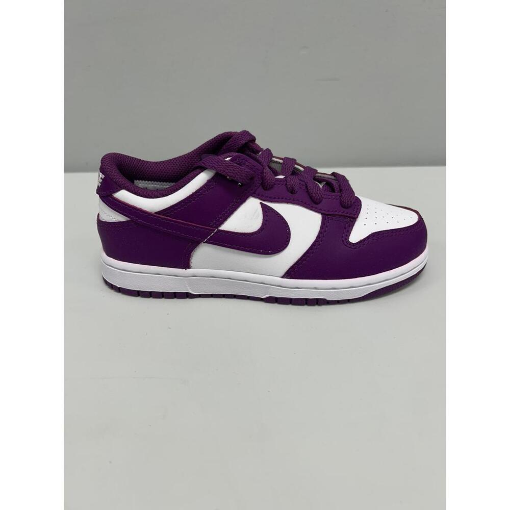 Nike Dunk Low Purple and White Sneakers